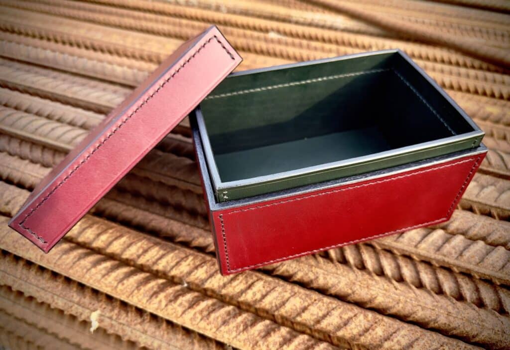 Armitage Leather open Box